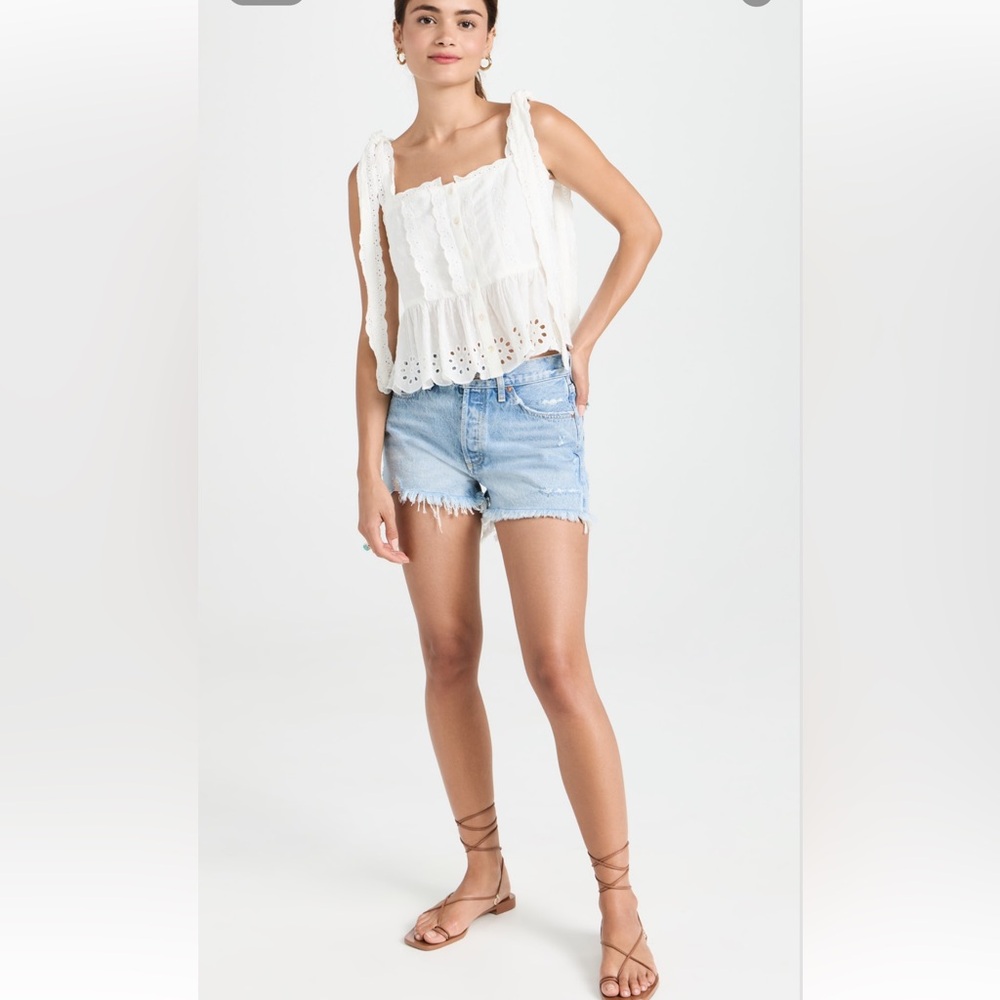 Farm Rio Eyelet Top, XS - Picture 2 of 11